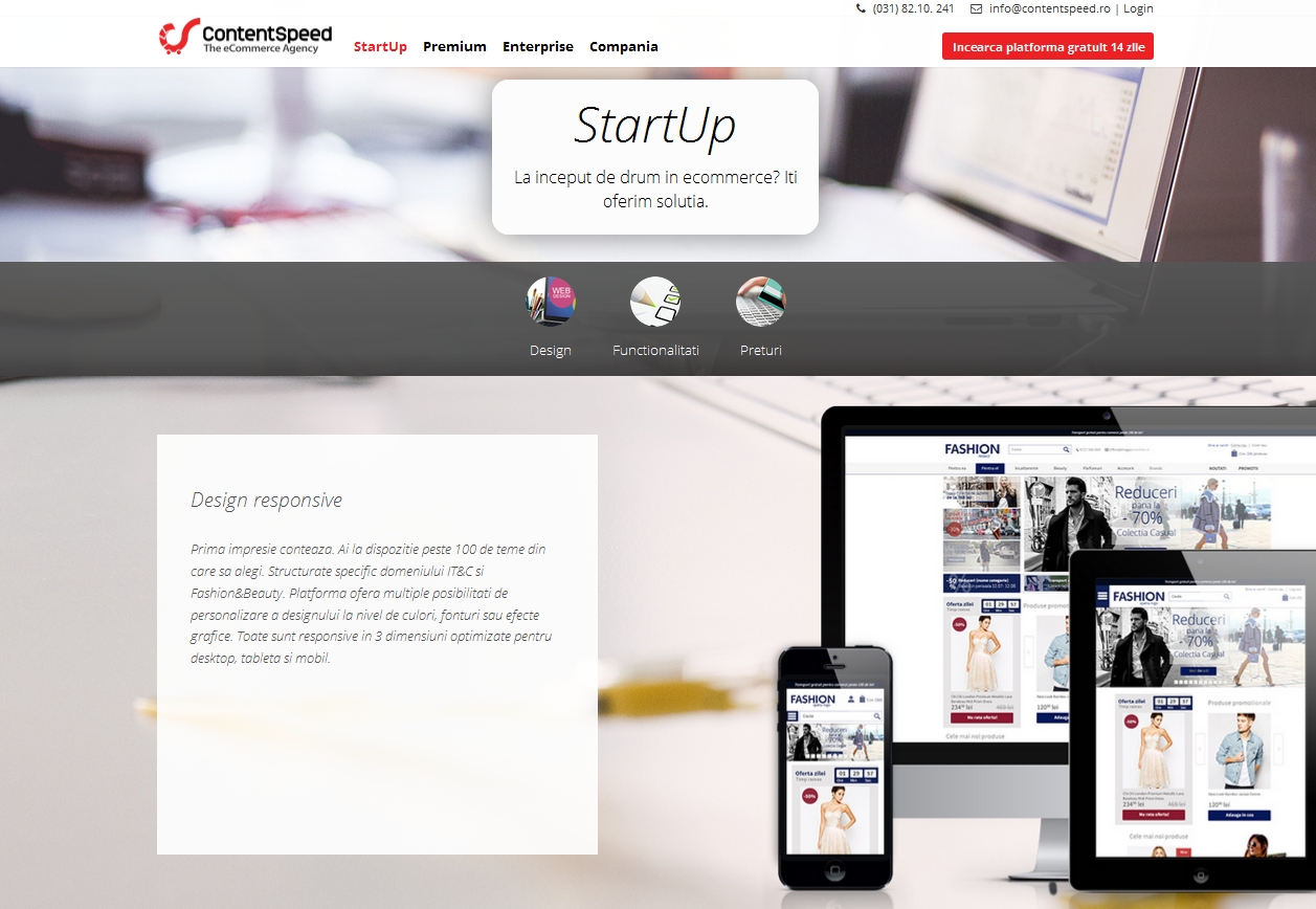 ContentSpeed lanseaza o platforma prin care orice startup isi poate deschide magazin online