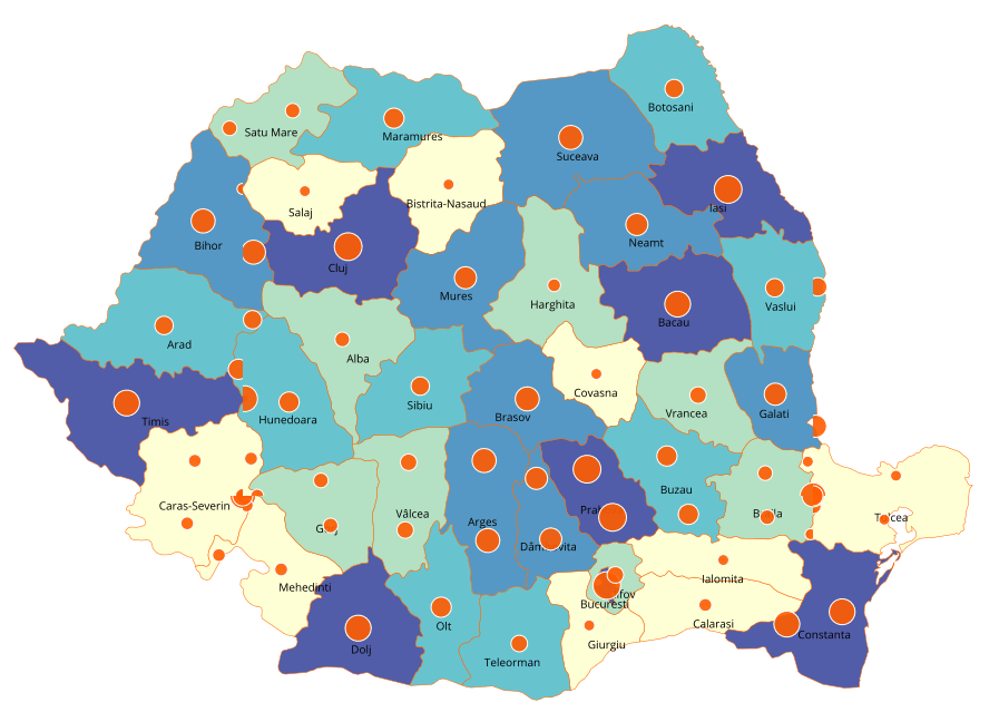 Harta: Consultantii fiscali calificati sunt de aproape 9 ori mai putini decat ar fi nevoie pentru noul impozit pe gospodarie. 