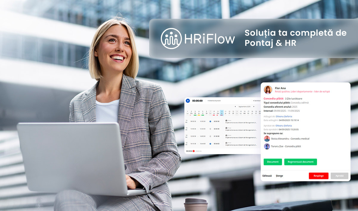 [P] HRiFlow – Cea mai vândută aplicație de pontaj & HR din România. De ce ai nevoie de o astfel de aplicație?