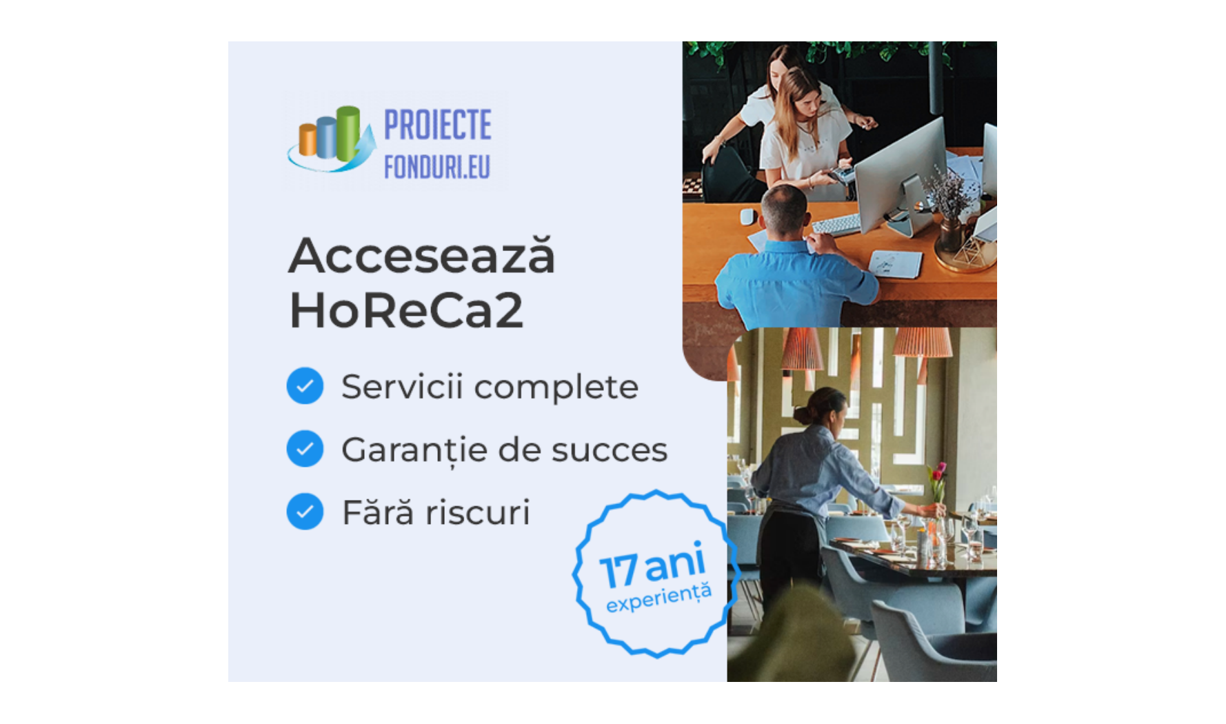 HoReCa 2 – Maximizează-ți șansele dezvoltării afacerii!   
