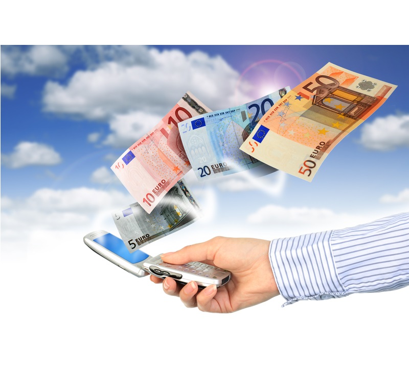 bani-euro-telefon-dreamstime