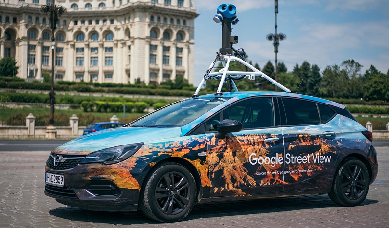 Masinile Google Street View in Bucuresti