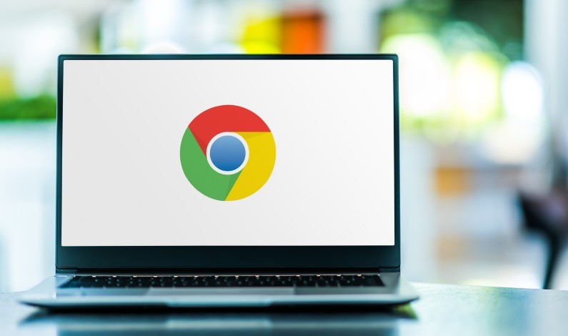 Google Chrome pe laptop