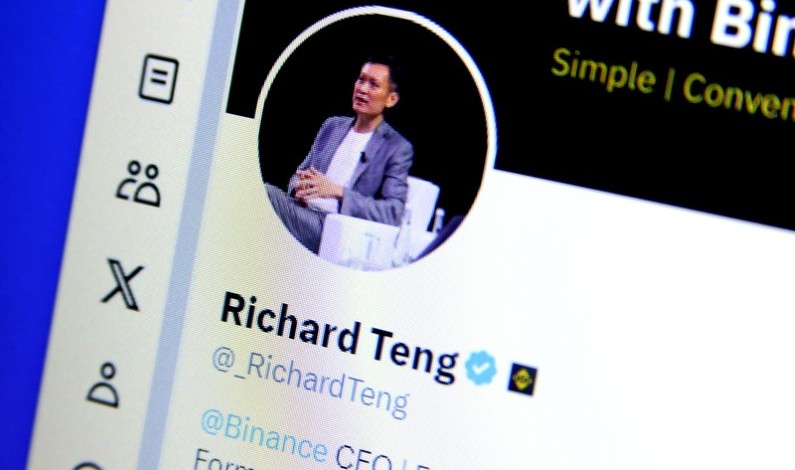 Profilul de X/Twitter al CEO-ului Binance, Richard Teng