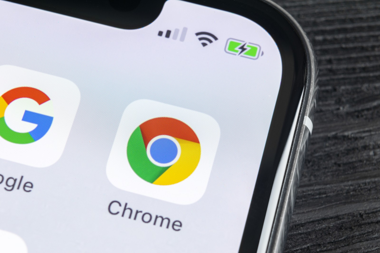Aplicația Google Chrome pe iPhone