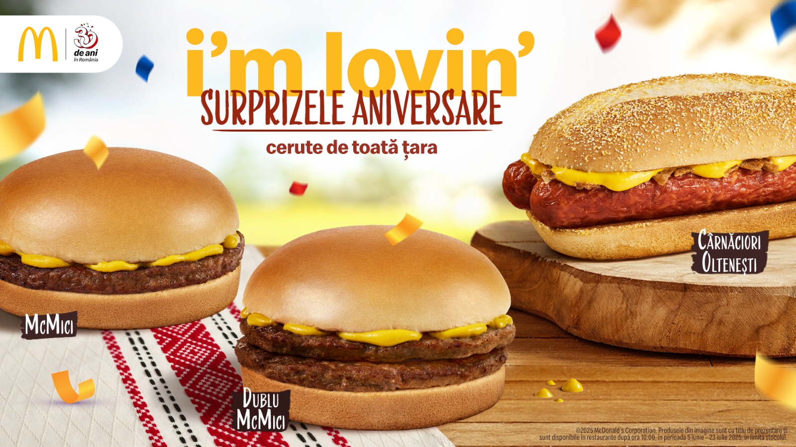 McMici, Dublu McMici și Cârnăciori Oltenești