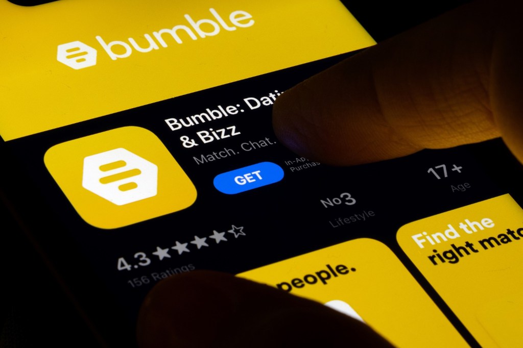Aplicația Bumble în App Store