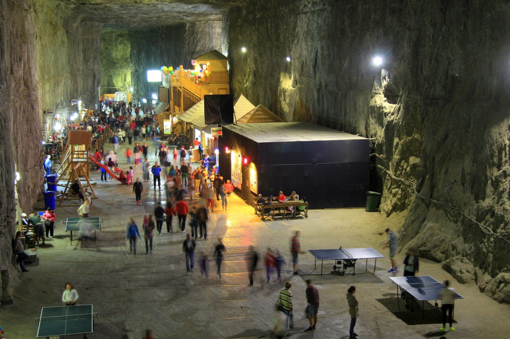 Salina Praid înainte de inundații
