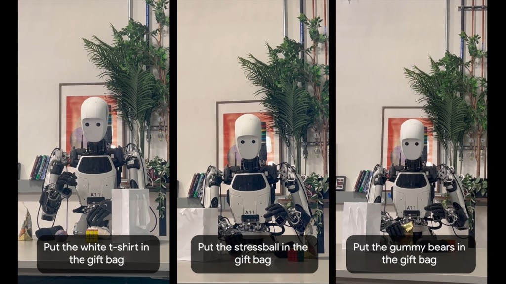 Demonstrație Google Gemini Robotics On-Device