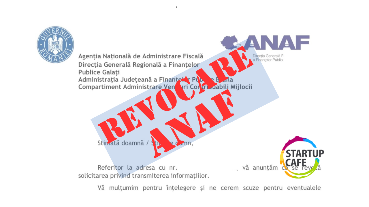 revocare anaf