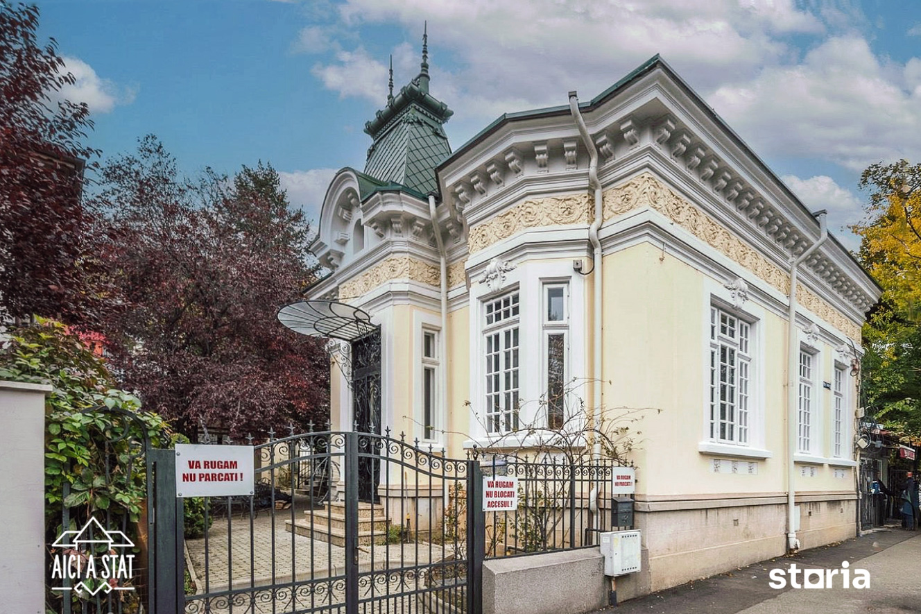 Imobilul are circa 260 mp și este situat în apropiere de Piața Victoriei, într-o zonă istorică centrală, nu departe de sediul Guvernului. Are opt camere și spații de depozitare la subsol și în pod. În curte, are un garaj cu subsol și cameră deasupra/FOTO: Storia