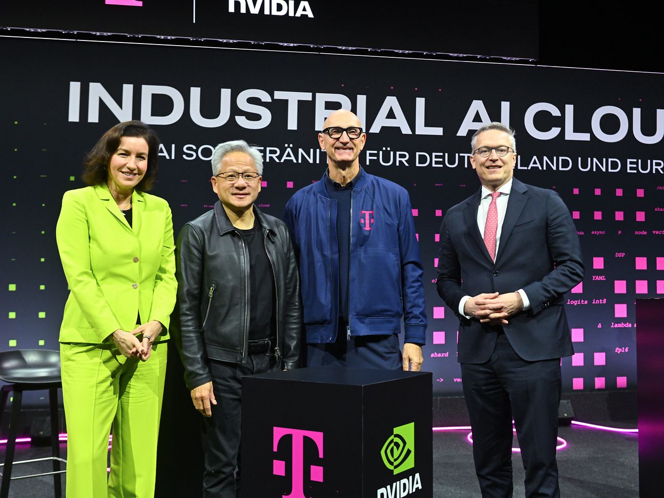 Anunțarea planurilor Telekom și NVIDIA/FOTO: Deutsche Telekom