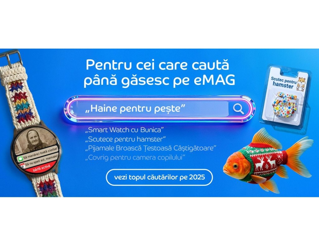 Top cautari amuzante eMag 2025