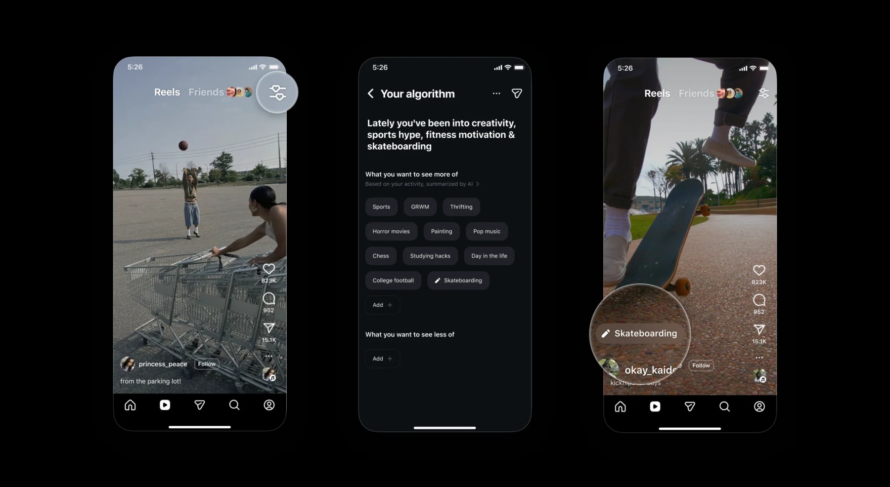Instagram permite utilizatorilor să-și configureze algoritmul