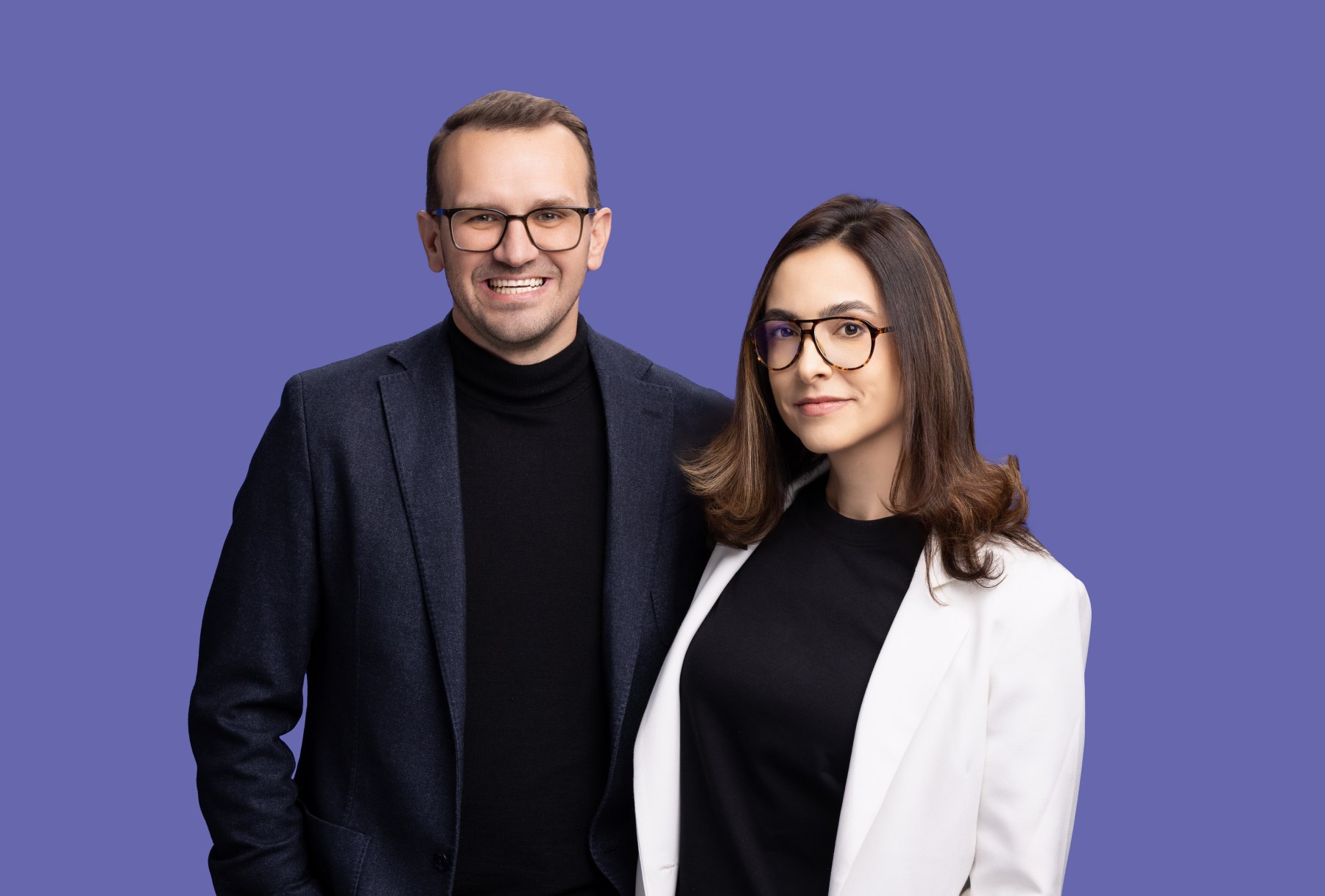 Bogdan Tomoiagă, președintele Consiliului de Administrație GRF+ și Irina Ciocan-Stănescu, CEO GRF+
