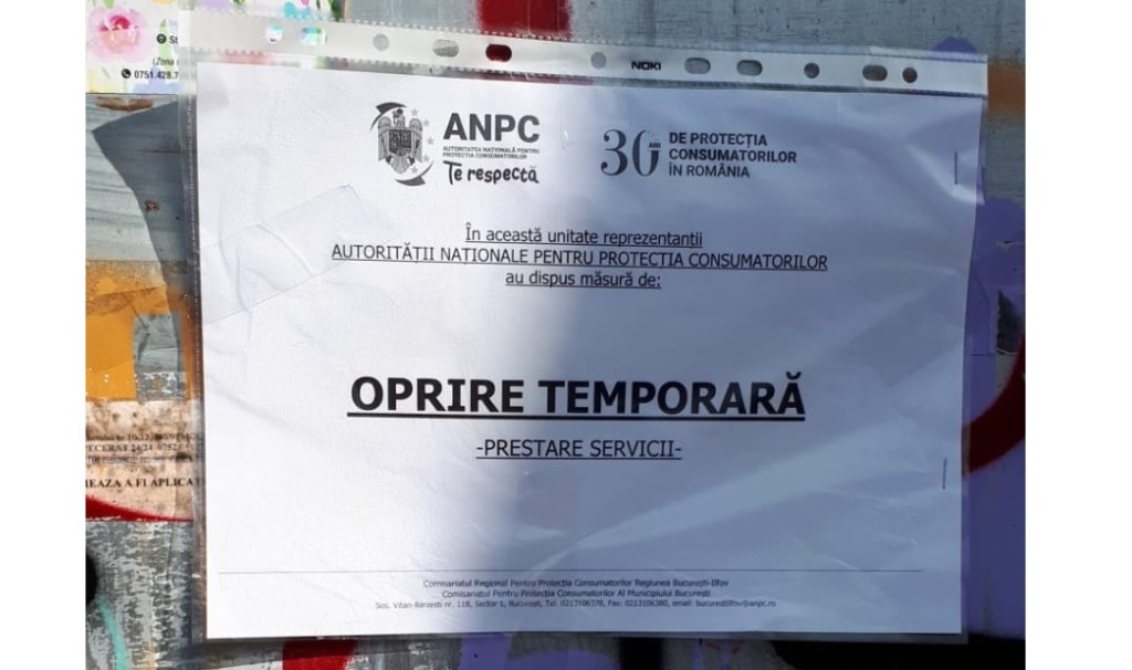 ANPC-oprire temporară