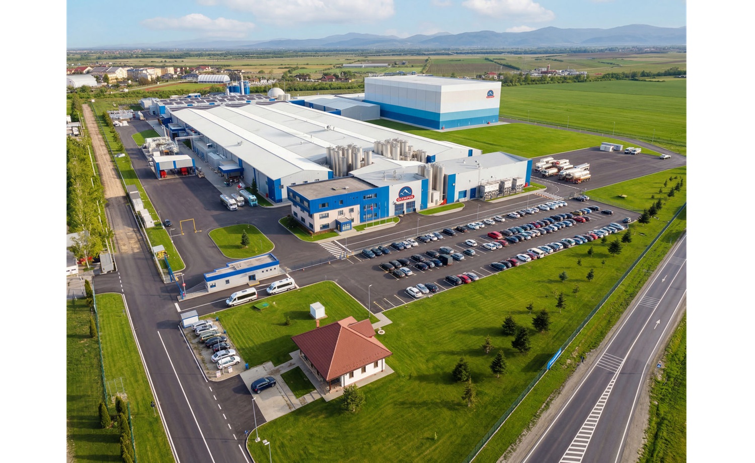 Producătorul lactatelor Olympus investește 7,5 milioane EUR într-o nouă hală, în județul Brașov
