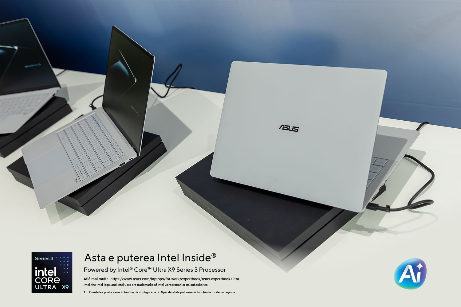 [P] Precomandă ASUS ExpertBook Ultra dotat cu procesor Intel® Core™ Ultra X7 Series 3 pentru a beneficia de garanția extinsă la 5 ani