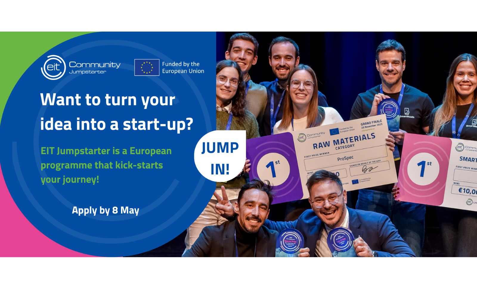 Înscrieri 2026: Program de pre-accelerare, susținut de UE. Sprijin financiar total de peste 240.000 EUR