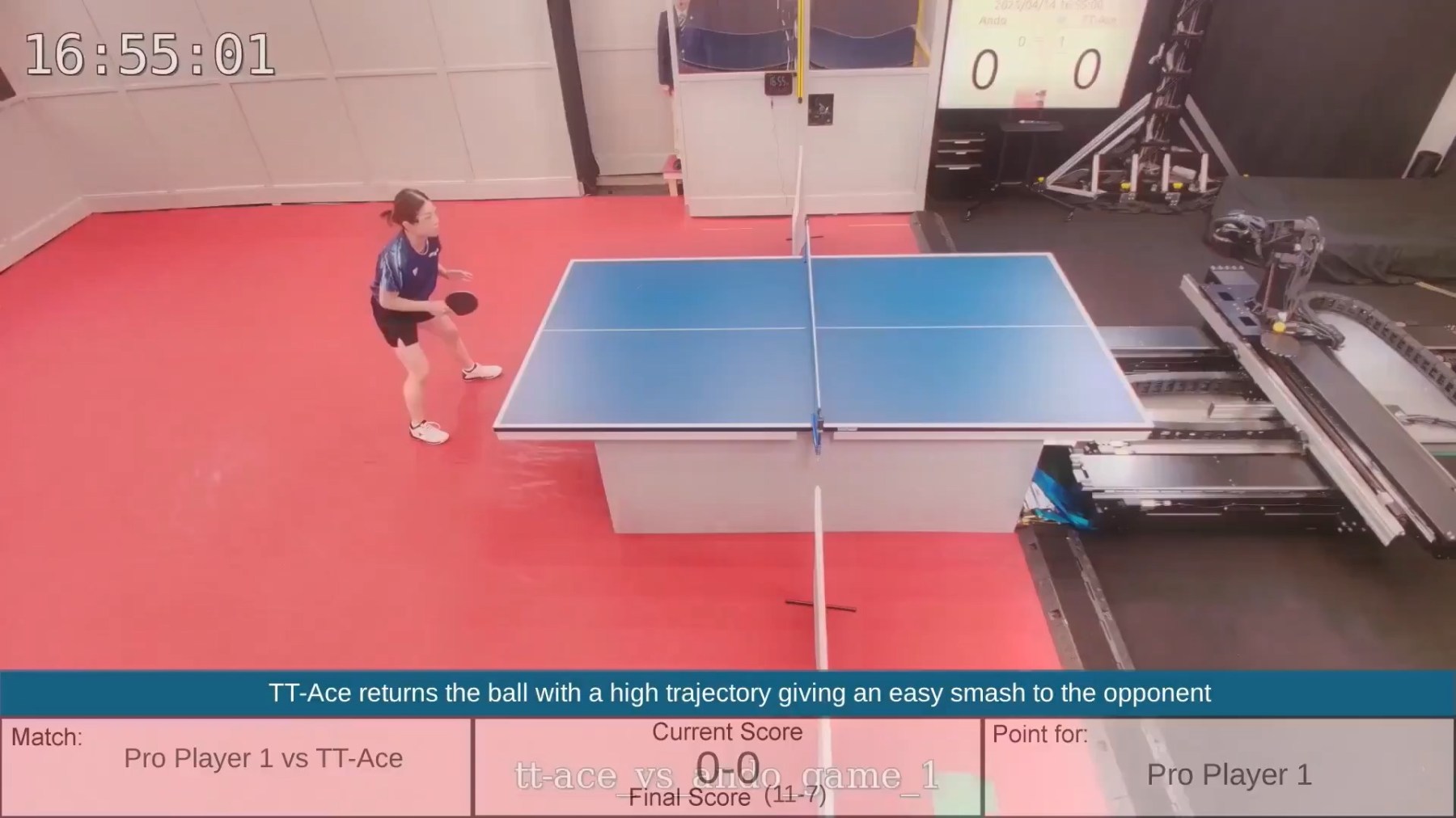 Japonezii de la Sony au dezvoltat un braț robotic, cu inteligență artificială, care rivalizează cu jucători de top de tenis de masă