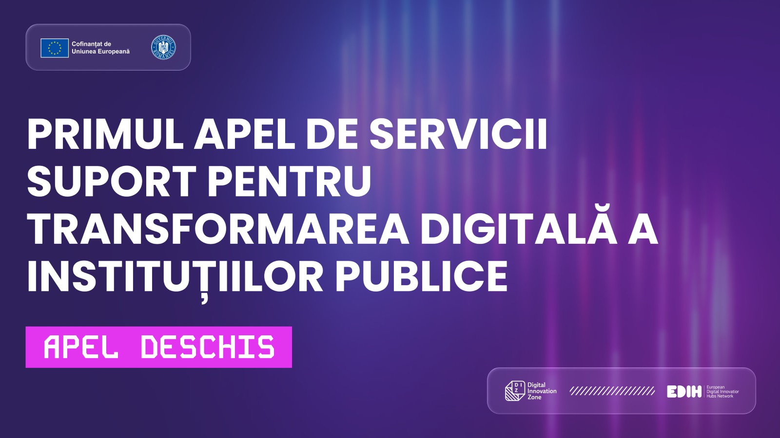 Apel de servicii: 1,3 milioane EUR, mobilizați pentru transformarea digitală a instituțiilor publice din Regiunea Nord-Est