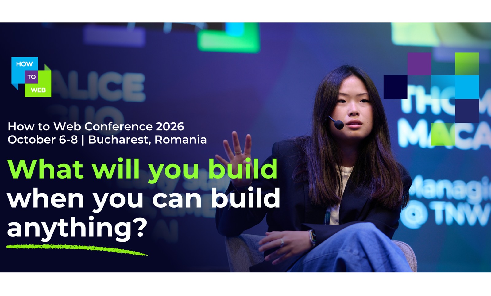 Cine vine la conferința How to Web 2026: lideri de la OpenAI, Meta, Google și Stripe, printre alții