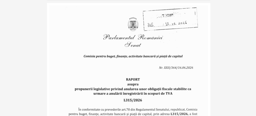 raport amnistie fiscala TVA