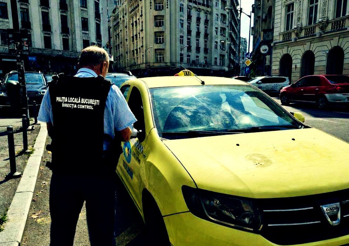Un taximetrist din București, prins cu dispozitiv de tip „maimuță”. Poliția Locală a dat amenzi de 22.000 de lei în patru zile de controale