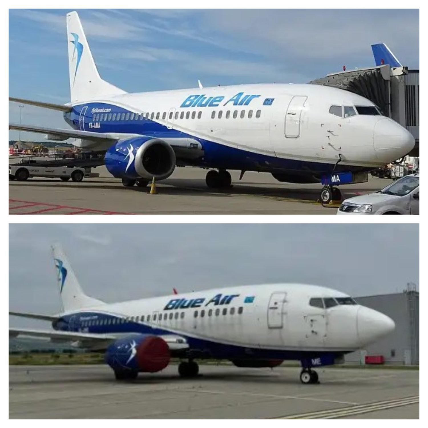 Două avioane Boeing care au aparținut Blue Air, scoase la licitație la sub 500.000 EUR. Anul trecut se oferiseră 3,5 milioane EUR pentru ele