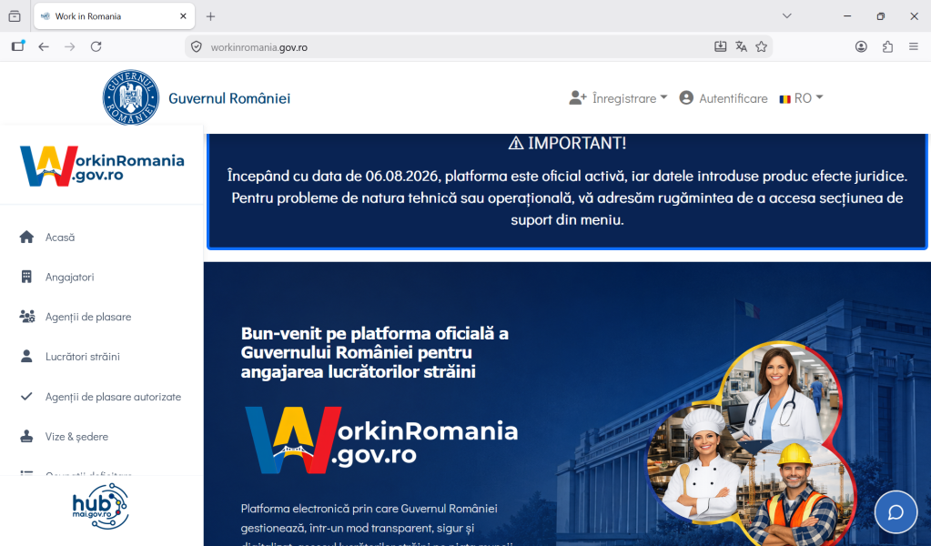 work in Romania