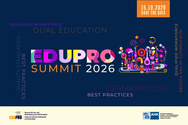 EduPro Summit 2026, la București: Companii, școli și autorități discută despre meseriile viitorului, AI și învățământul dual