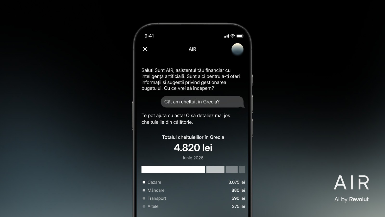 Revolut lansează un asistent financiar AI, disponibil și în România