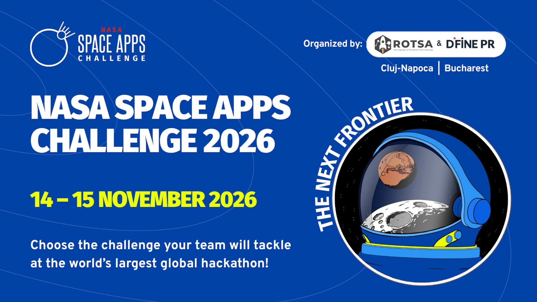 Provocările hackathonului NASA Space Apps Challenge 2026