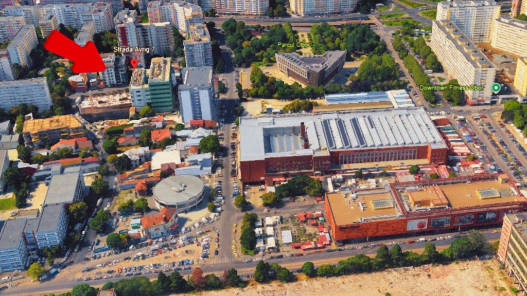 Strada Avrig nr. 7, din apropierea Pieței Obor, București, unde Rock Development construiește un ansamblu rezidențial de 32 de milioane de euro./FOTO: Google Earth