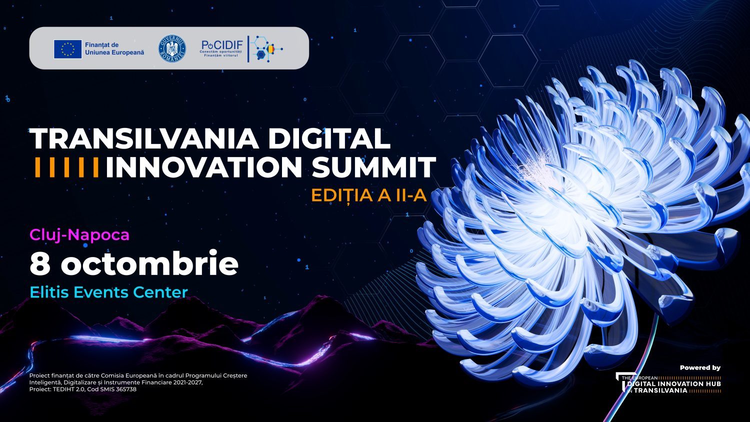 Peste 500 de participanți, așteptați la un summit de digitalizare, la Cluj. 50 de speakeri discută despre AI, cybersecurity și transformarea companiilor
